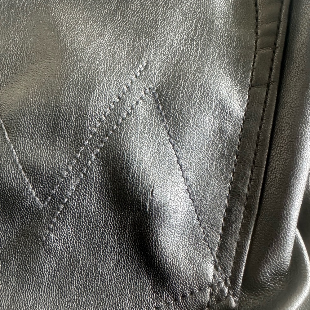 MOTHER black‎ Faux Leather Pants 29 - Picture 5 of 8